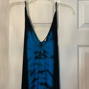 V neck maxi dress